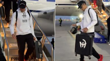 Kansas City Chiefs Arrive in Las Vegas Ahead of Super Bowl 2024 Clash vs San Francisco 49ers at Allegiant Stadium (Watch Video)