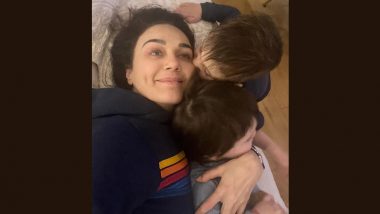 Preity Zinta Shares Heartwarming Photo With Her Twins, Gia and Jai, Actress Writes ‘Enjoying Lazy Afternoon Naps’ (View Pic)