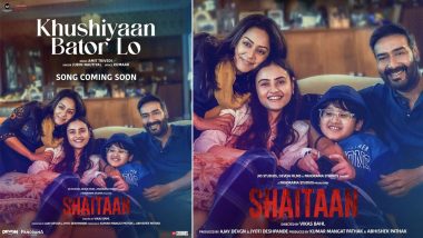 Shaitaan Song ‘Khushiyan Bator Lo’: First Track From Ajay Devgn and R Madhavan Starrer to Be Out on This Date (View Poster)