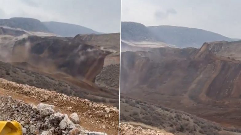 Landslide in Turkey: Nine Workers Trapped in Eastern Turkey Gold Mine After Landslide, Search and Rescue Operation Underway (Watch Videos)