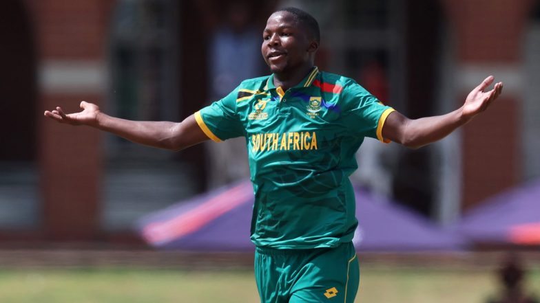 Kwena Maphaka Quick Facts: Here’s All You Need To Know About South African Speedster Who Made His Debut in SRH vs MI IPL 2024 Match