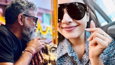 Pushpa 2 – The Rule: Rashmika Mandanna Clicks Candid Picture of Director Sukumar From Sets of Their Upcoming Film (View Pic)