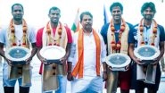 India Davis Cup Stars Felicitated at Inauguration of Bengaluru Open 2024