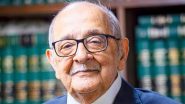 Fali Nariman Dies: Eminent Constitutional Jurist and Senior Advocate at the Age of 95