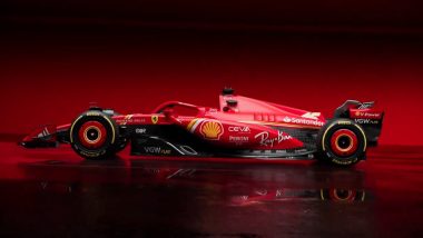 F1 2024: Ferrari Uncovers SF-24 in Online Event Ahead of New Season (Watch Video)