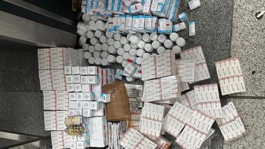 Delhi: CISF Foils Attempt To Smuggle Medicines Worth Rs 52 Lakh at IGI Airport, Three Arrested (See Pic)