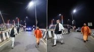 PM Narendra Modi, CM Yogi Adityanath Inspect Shivpur-Phulwaria-Lahartara Marg in Uttar Pradesh&rsquo;s Varanasi Late at Night (See Pics)
