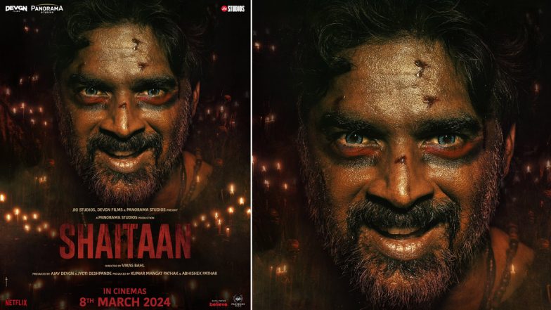 Shaitaan New Poster: R Madhavan's Menacing Look From Ajay Devgn-Starrer Unveiled (View Pic)