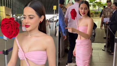 Uorfi Javed flaunts her boobs and butt in butterfly bodysuit and stockings;  netizens react [Watch] - IBTimes India