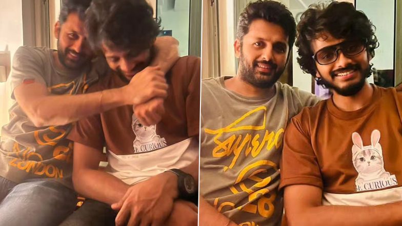 When HanuMan Meets Sri Anjaneyam, Teja Sajja Drops NEW Picture With Nithiin (View Pic)