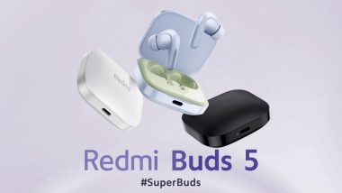 Xiaomi Launches Redmi Buds 5 With ‘46dB Active Noise Cancellation’ Feature in India: Check Price, Specifications and Features