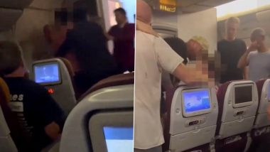 UK: Shirtless Passenger Onboard Thai Airways Flight Destroys Plane Toilet, Punches Air Steward After Ugly Argument; Arrested (Watch Video)