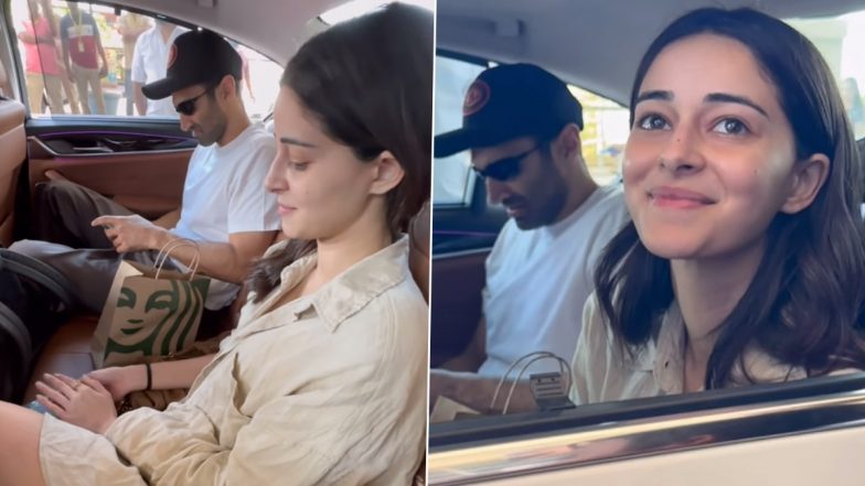 Jackky Bhagnani-Rakul Preet Singh Wedding: Love Birds Ananya Panday and Aditya Roy Kapur Reach Goa for the Couple’s Big Day (Watch Video)