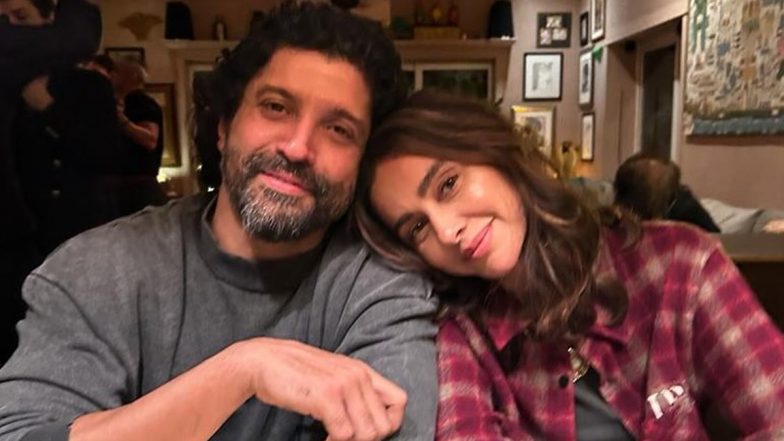 Shibani Dandekar Wishes Husband Farhan Akhtar on Their Second Wedding Anniversary With Lovely Photo