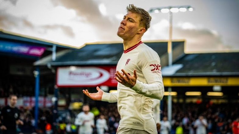 Luton Town 1–2 Manchester United, Premier League 2023–24: Rasmus Hojlund's Early Double Helps Red Devils Register Fourth Straight EPL Victory