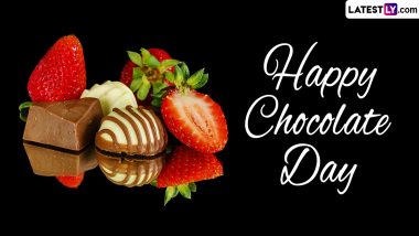 Happy Chocolate Day 2024 Images & HD Wallpapers for Free Download Online: Celebrate Third Day of Valentine's Week With Sweet Quotes, Greetings and Messages