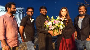 Vishwambhara: Chiranjeevi Welcomes Trisha As She Joins Cast of Mallidi Vassishta’s Upcoming Fantasy Film (Watch Video)