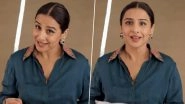 Vidya Balan Shows Her Love for Malayalam Cinema As She Humorously Enacts a Scene From 1991&rsquo;s Mookilla Rajyathu! (Watch Video)