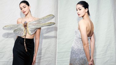 Ananya Panday Drops More Pictures From Her Paris Haute Couture Week Runway Debut; Actress Looks Absolutely GORGEOUS in Rahul Mishra’s ‘SUPERHEROES’ Collection (See Pics)