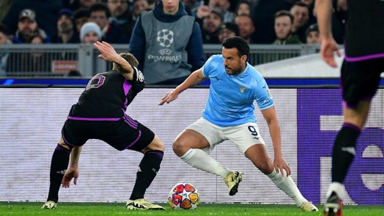 UEFA Champions League 2023–24: Bayern Munich Beaten 1–0 Against Lazio in First Leg of UCL Last 16 To Pile Pressure on Thomas Tuchel