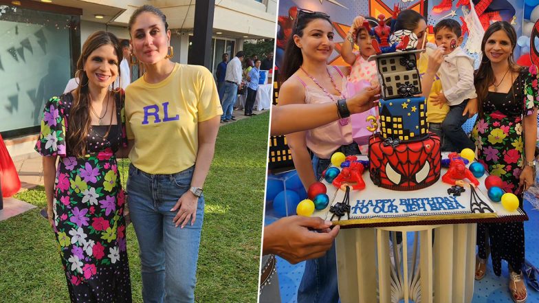 Jehangir Ali Khan Turns 3! Saba Pataudi Drops Inside Pictures From Jeh’s Fun-Filled Spiderman Themed Birthday Bash (View Pics)