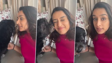 Shraddha Kapoor Has Message for 'Nibba-Nibbi' on Chocolate Day; Watch Actress' Video With Her Furry Friend Shared During Valentine's Week