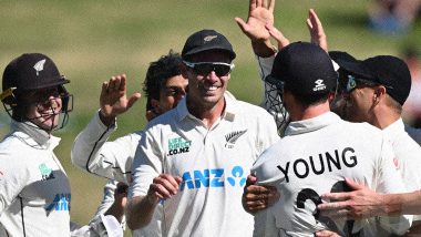NZ vs SA 2nd Test 2024: Rachin Ravindra Takes 3 Wickets, South Africa Reaches 220 for 6 at Stumps on Day 1 Against New Zealand