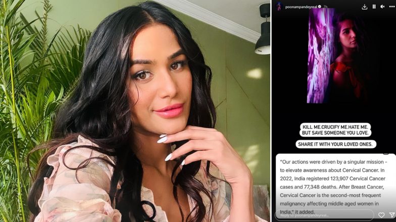 Poonam Pandey Death Hoax: Actress Issues Clarification in Latest Post, Says ‘Kill Me, Crucify Me, but Save Someone’