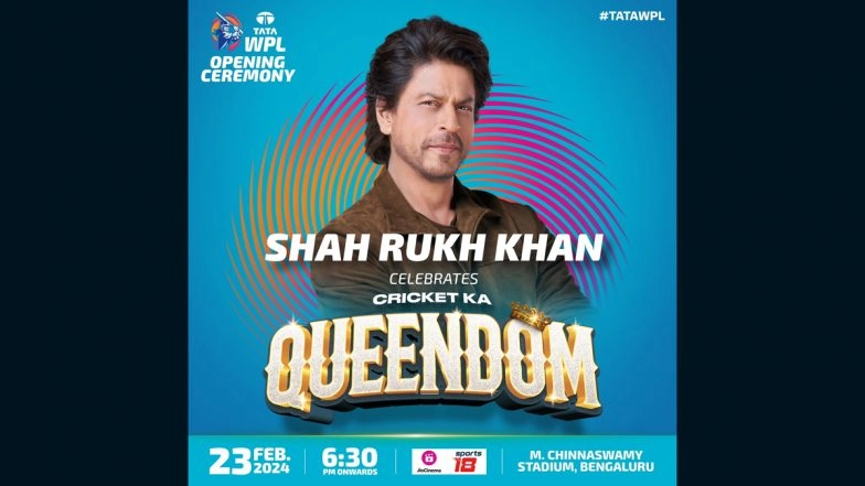WPL 2024: Shah Rukh Khan To Grace the Inaugural Ceremony of Women’s Premier League With His Performance
