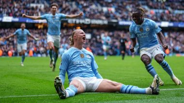 Manchester City 2–0 Everton, Premier League 2023–24: Erling Haaland and Kevin De Bruyne Back in Tandem as Citizens Keep Pressure on Liverpool in EPL Title Race