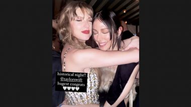 Caroline Polachek Shares a Warm Hug With Taylor Swift, Congratulates Lavender Haze Singer for ‘Historic’ Win at Grammys 2024 (View Pic)
