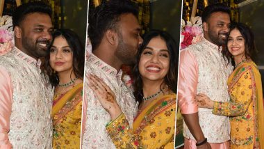 Bride-To-Be Divya Agarwal Shows Off Her Mehendi, Shares ‘Lovey-Dovey’ Moments With Beau Apurva Padgaonkar Ahead of Their Wedding (Watch Video)