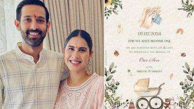 ‘We’ve Become One’! Vikrant Massey-Sheetal Thakur Announce Arrival of Their Baby Boy in a Heartwarming Post