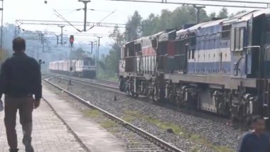Goods Train Travels for Over 70 km From Jammu and Kashmir’s Kathua to Punjab Without Loco-Pilot; Inquiry Initiated (Watch Videos)
