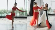 Alaya F Recreates &lsquo;Pehla Nasha&rsquo; With Mother Pooja Bedi on Valentine&rsquo;s Day; Duo Gracefully Dance to the Iconic Song (Watch Video)