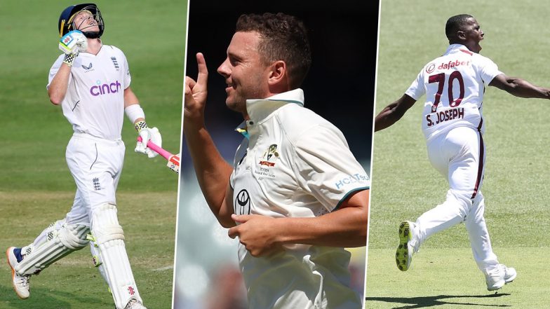 Shamar Joseph, Ollie Pope, Josh Hazlewood Nominated for ICC Men’s Player of the Month Award for January