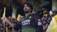 Fan Wearing RCB Jersey Spotted Attending Lahore Qalandars vs Peshawar Zalmi PSL 2024 Match (See Pic)