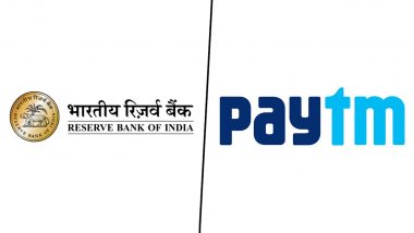 Paytm Payments Bank Services Have Been Curtailed by RBI Over ‘Persistent Non-Compliances and Continued Material Supervisory Concerns’: Report