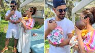 Rubina Dilaik Celebrates Twin Daughters’ Birthday With Hubby Abhinav Shukla in Adorable Insta Post, Says ‘Happy Three Months to Us’ (View Pics)