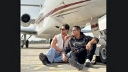 Bade Miyan Chote Miyan: Akshay Kumar and Tiger Shroff Touch Down in Style for Lucknow Promotions (View Pic)