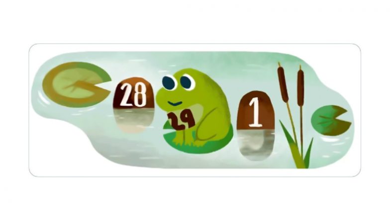 Leap Day 2024 Google Doodle on February 29: Search Engine Giant Celebrate The Extra Day of Leap Year With The Cutest Toad Animation!