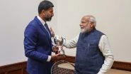 Rohan Bopanna Meets PM Narendra Modi Following Historic Australian Open 2024 Men&rsquo;s Doubles Triumph