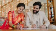 Yashraj Mukhate Ties the Knot With Alpana! Social Media Star Shares Joyful Snapshot From Their Registrar Marriage (View Pic)