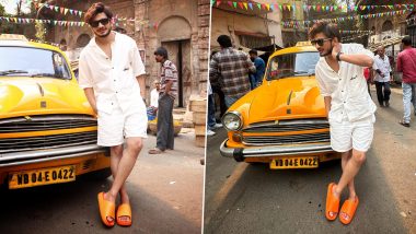 Bigg Boss 17 Winner Munawar Faruqui Poses on the Streets of ‘City of Joy’ Kolkata (View Pics)