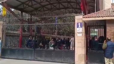 Bomb Threat at Delhi School: Amity International School Receives Bomb Threat Email, Search Operation On (Watch Video)