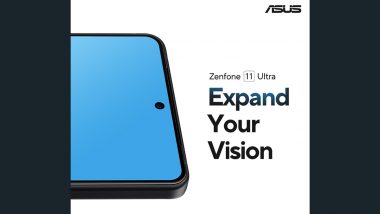 Asus Zenfone 11 Ultra Launch Live Streaming: Watch Online Telecast of Launch of New Asus Smartphone; Know Price, Specifications and Other Details