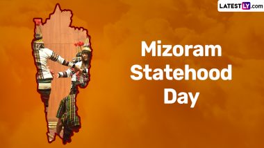 Mizoram Statehood Day 2024 Greetings: Share Wishes, Messages, Quotes, Wallpapers and Images To Celebrate Mizoram State Formation Day