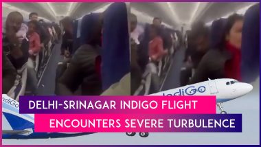 Delhi-Srinagar IndiGo Flight Encounters Severe Turbulence Due To Bad Weather, Passengers Tremble In Fear