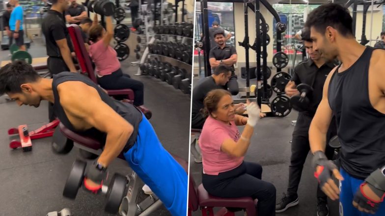 ‘Dadi on Fire’ Kartik Aaryan Shares a Video of Him Working Out Next to His Grandmother; Actor Calls Her a 'Real Inspiration for Fitness Enthusiasts' – WATCH