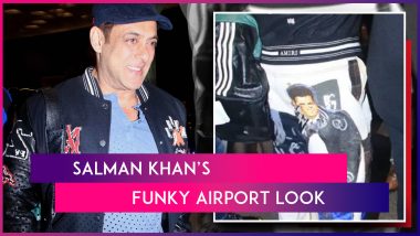 Salman Khan Dons Funky Pants Featuring His Face On The Back